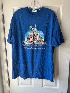 Disney Walt Disney World Blue T‑Shirt Where Dream Comes True